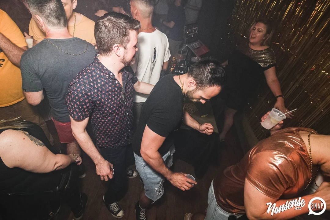 Nonsense: GOLD at The Basement June 2019. Things got ridiculous. Kimber was the DJ. Decor by Tad. Photos by Oh Snap!