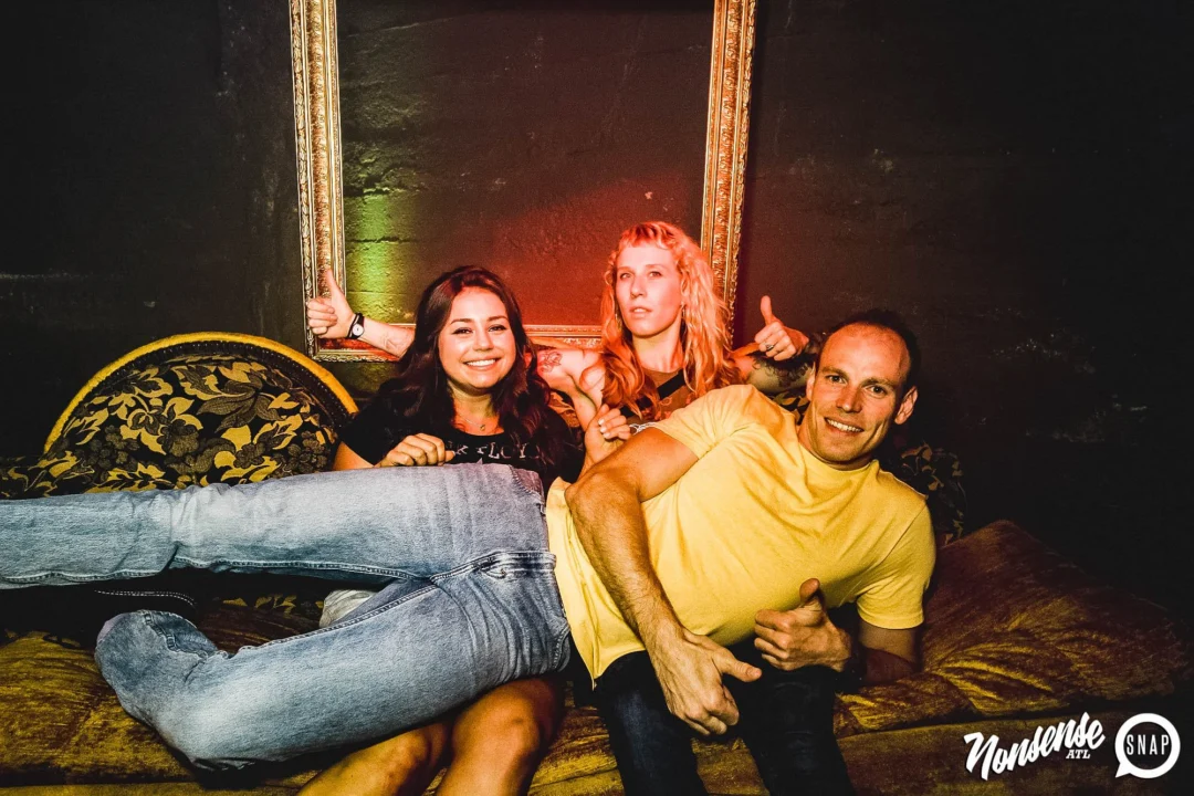 Nonsense: GOLD at The Basement June 2019. Things got ridiculous. Kimber was the DJ. Decor by Tad. Photos by Oh Snap!