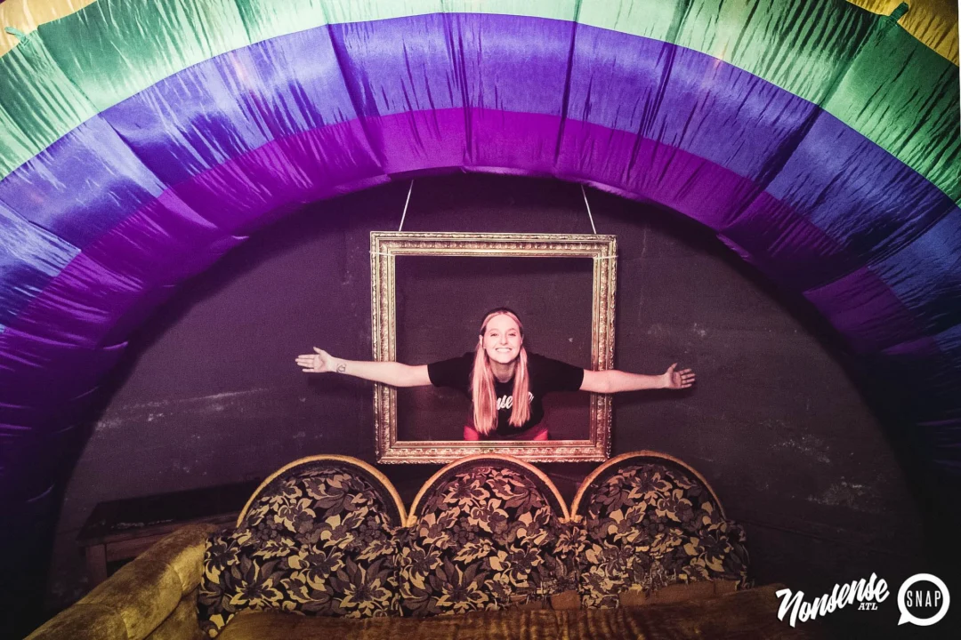 Nonsense: GOLD at The Basement June 2019. Things got ridiculous. Kimber was the DJ. Decor by Tad. Photos by Oh Snap!