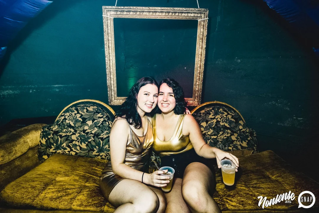 Nonsense: GOLD at The Basement June 2019. Things got ridiculous. Kimber was the DJ. Decor by Tad. Photos by Oh Snap!