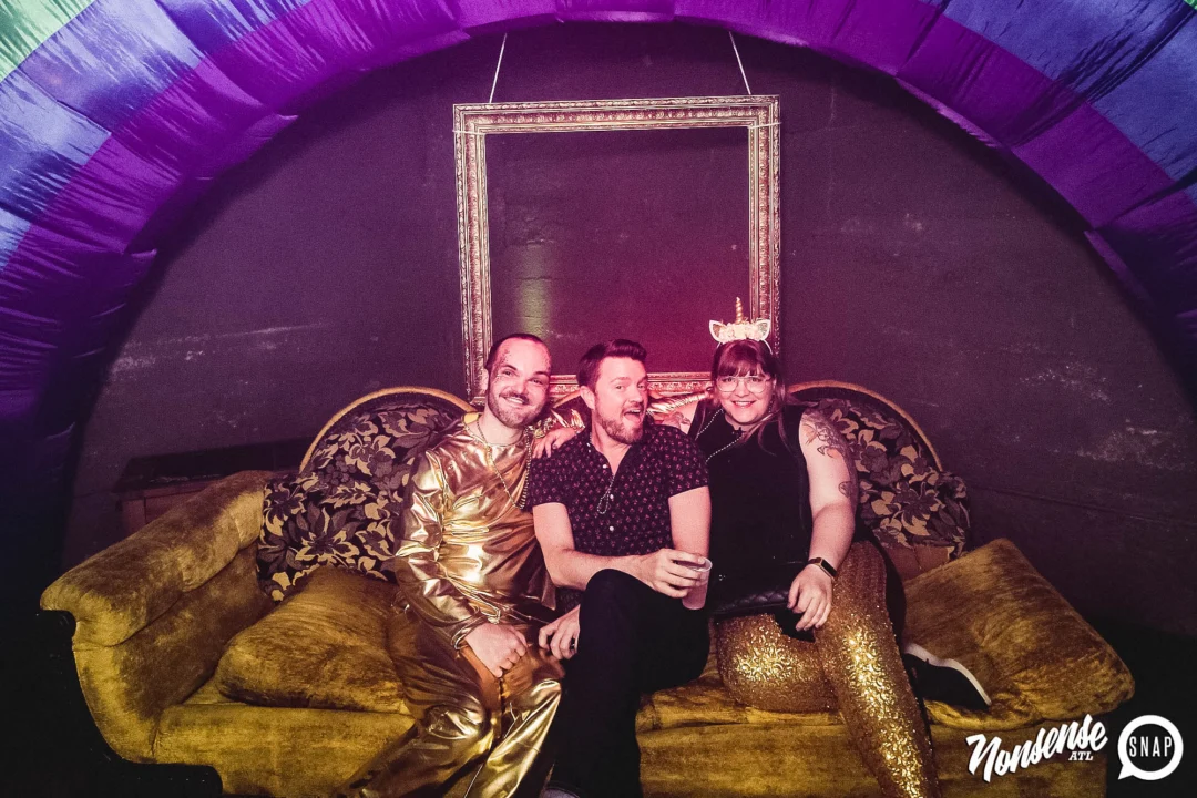 Nonsense: GOLD at The Basement June 2019. Things got ridiculous. Kimber was the DJ. Decor by Tad. Photos by Oh Snap!