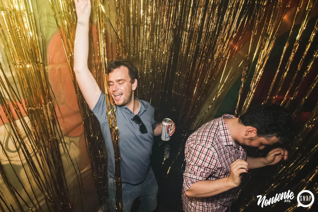 Nonsense: GOLD at The Basement June 2019. Things got ridiculous. Kimber was the DJ. Decor by Tad. Photos by Oh Snap!