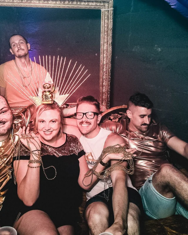 Nonsense: GOLD at The Basement June 2019. Things got ridiculous. Kimber was the DJ. Decor by Tad. Photos by Oh Snap!
