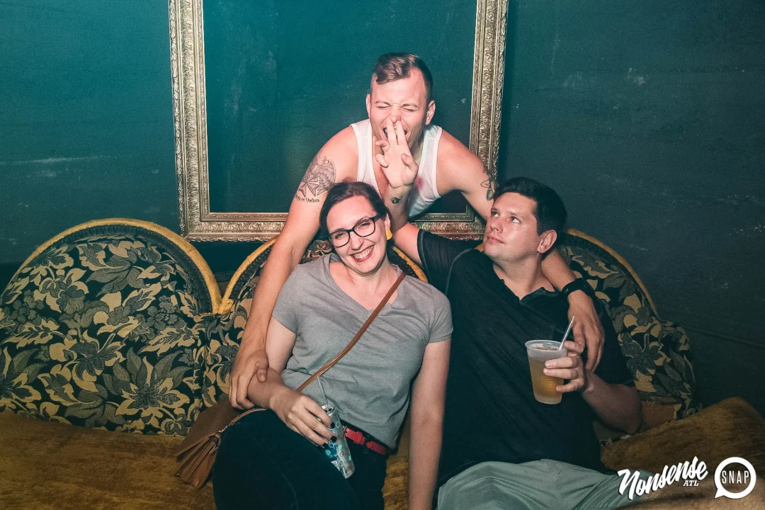 Nonsense: GOLD at The Basement June 2019. Things got ridiculous. Kimber was the DJ. Decor by Tad. Photos by Oh Snap!