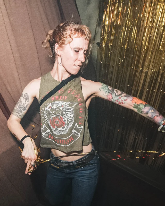 Nonsense: GOLD at The Basement June 2019. Things got ridiculous. Kimber was the DJ. Decor by Tad. Photos by Oh Snap!