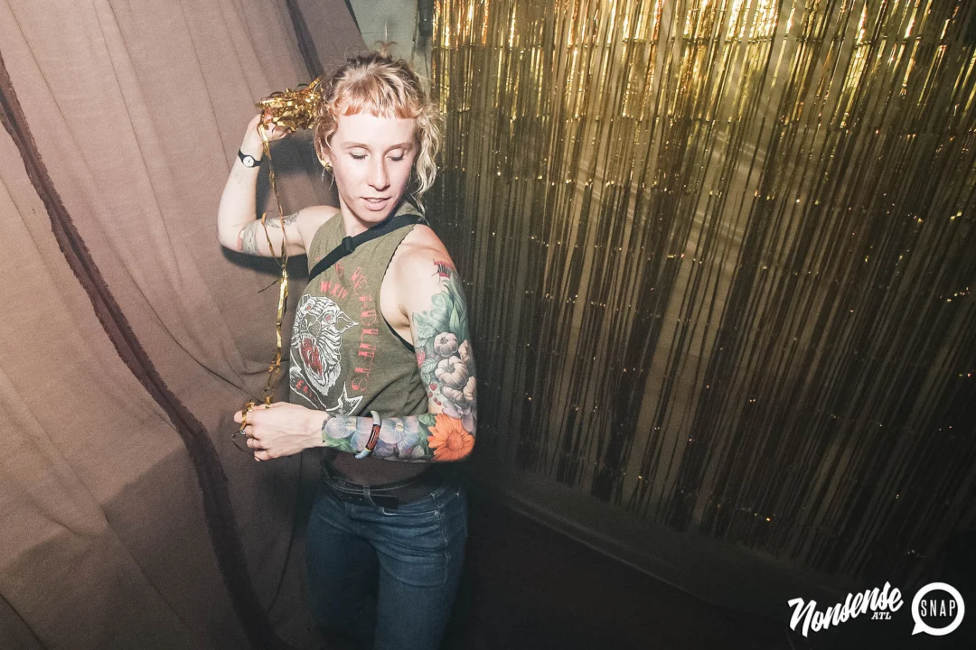 Nonsense: GOLD at The Basement June 2019. Things got ridiculous. Kimber was the DJ. Decor by Tad. Photos by Oh Snap!