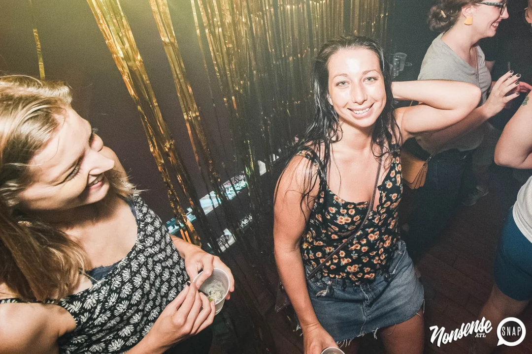 Nonsense: GOLD at The Basement June 2019. Things got ridiculous. Kimber was the DJ. Decor by Tad. Photos by Oh Snap!