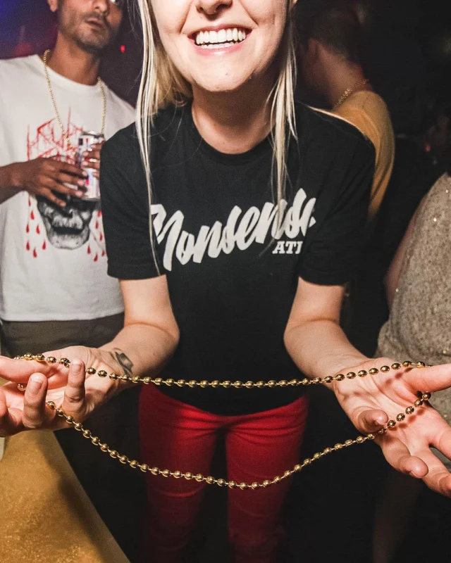 Nonsense: GOLD at The Basement June 2019. Things got ridiculous. Kimber was the DJ. Decor by Tad. Photos by Oh Snap!