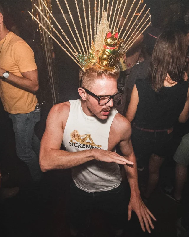 Nonsense: GOLD at The Basement June 2019. Things got ridiculous. Kimber was the DJ. Decor by Tad. Photos by Oh Snap!