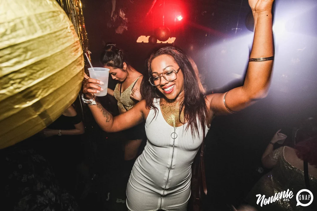 Nonsense: GOLD at The Basement June 2019. Things got ridiculous. Kimber was the DJ. Decor by Tad. Photos by Oh Snap!