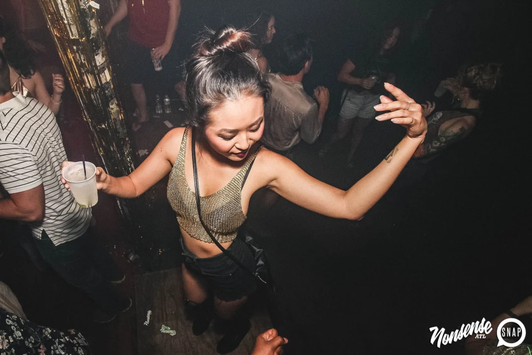 Nonsense: GOLD at The Basement June 2019. Things got ridiculous. Kimber was the DJ. Decor by Tad. Photos by Oh Snap!