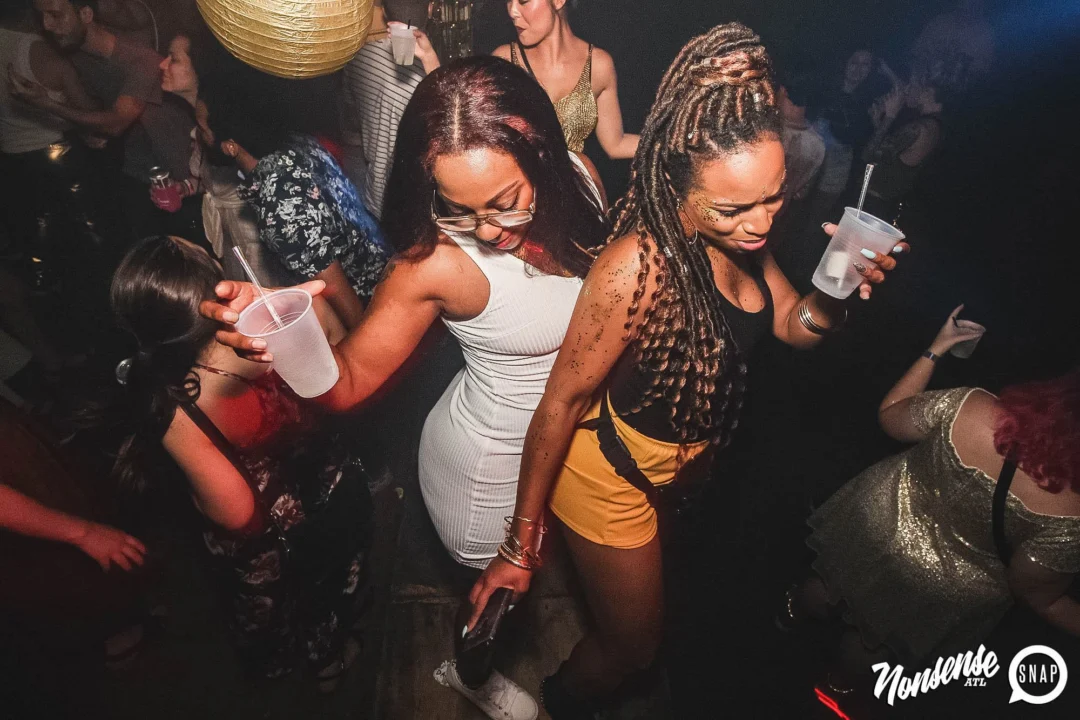 Nonsense: GOLD at The Basement June 2019. Things got ridiculous. Kimber was the DJ. Decor by Tad. Photos by Oh Snap!