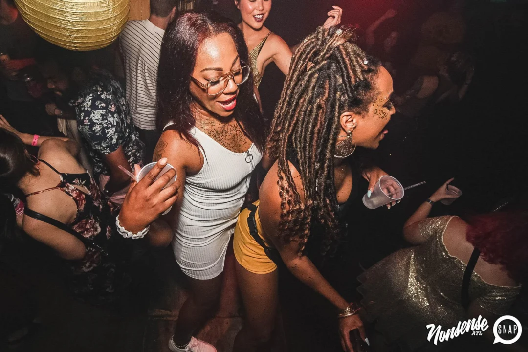 Nonsense: GOLD at The Basement June 2019. Things got ridiculous. Kimber was the DJ. Decor by Tad. Photos by Oh Snap!