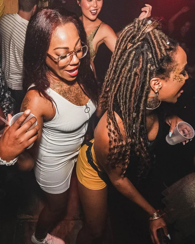 Nonsense: GOLD at The Basement June 2019. Things got ridiculous. Kimber was the DJ. Decor by Tad. Photos by Oh Snap!