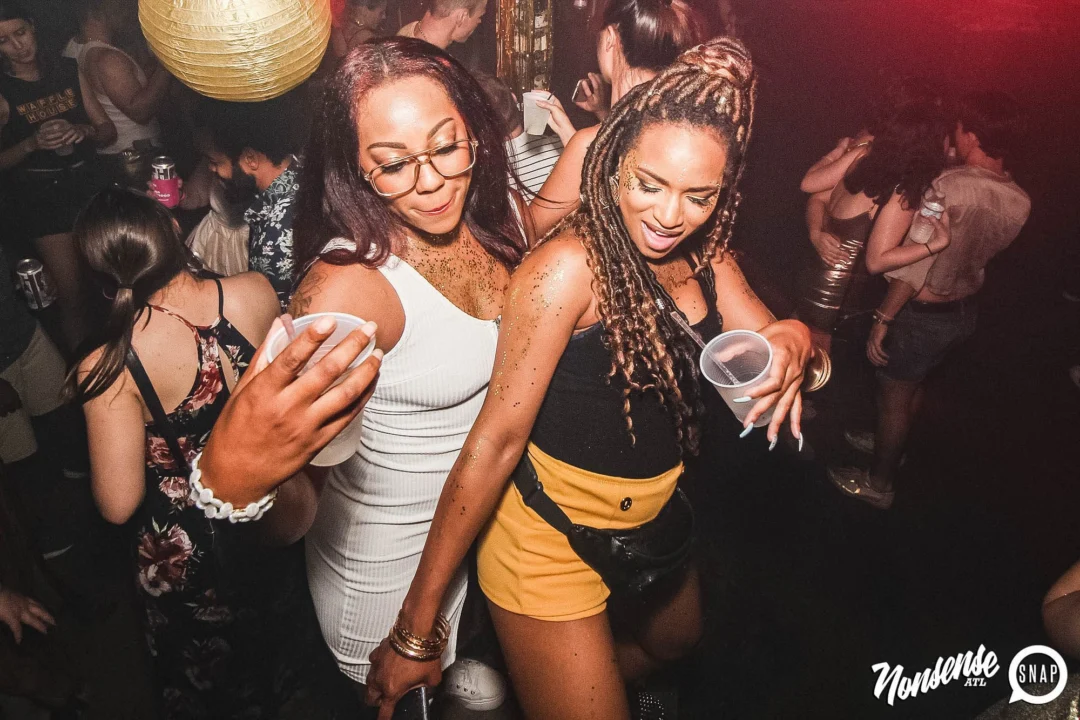 Nonsense: GOLD at The Basement June 2019. Things got ridiculous. Kimber was the DJ. Decor by Tad. Photos by Oh Snap!