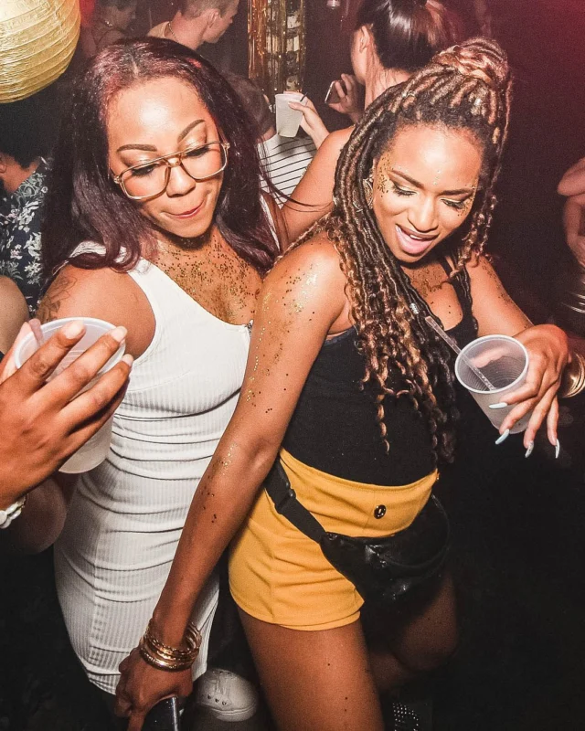Nonsense: GOLD at The Basement June 2019. Things got ridiculous. Kimber was the DJ. Decor by Tad. Photos by Oh Snap!