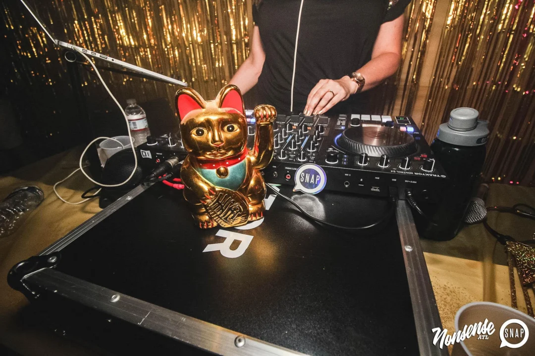 Nonsense: GOLD at The Basement June 2019. Things got ridiculous. Kimber was the DJ. Decor by Tad. Photos by Oh Snap!