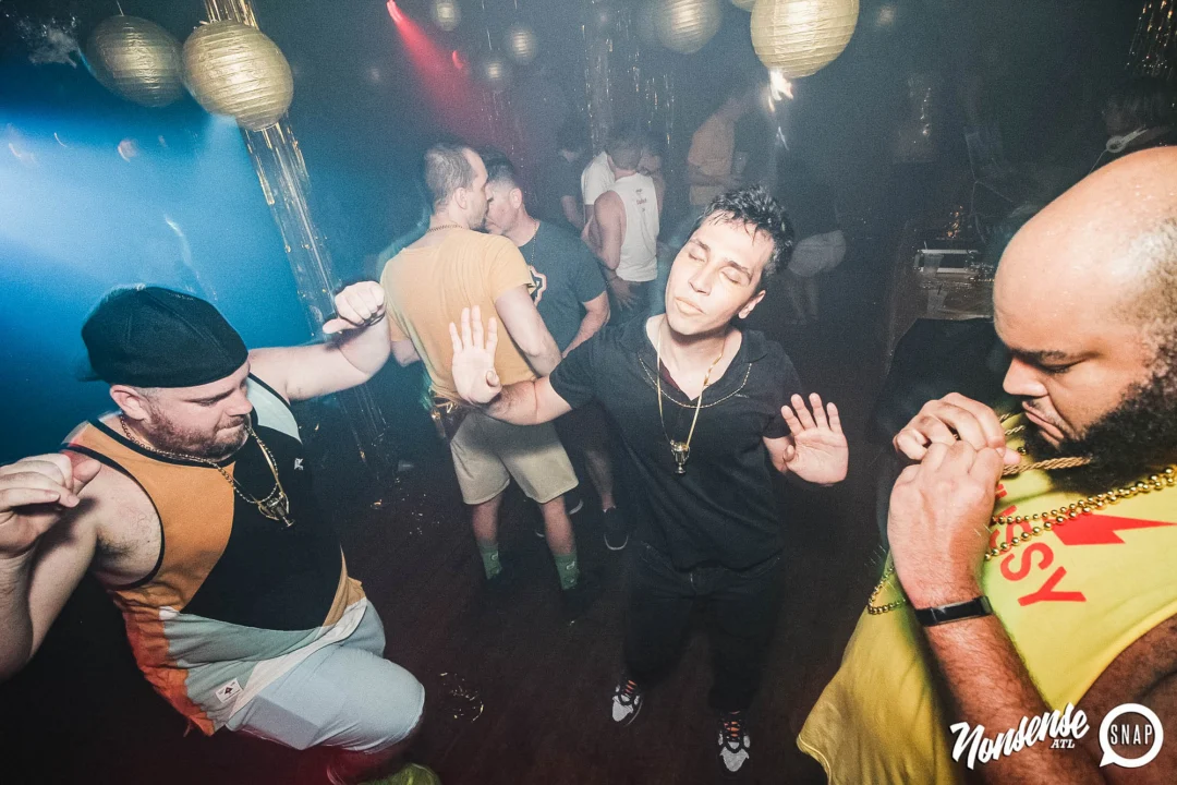 Nonsense: GOLD at The Basement June 2019. Things got ridiculous. Kimber was the DJ. Decor by Tad. Photos by Oh Snap!