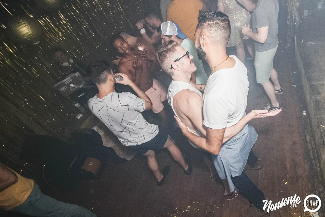 Nonsense: GOLD at The Basement June 2019. Things got ridiculous. Kimber was the DJ. Decor by Tad. Photos by Oh Snap!