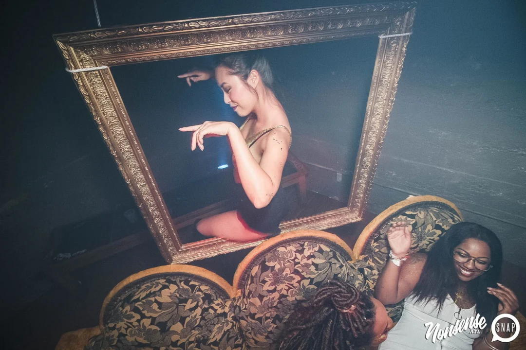 Nonsense: GOLD at The Basement June 2019. Things got ridiculous. Kimber was the DJ. Decor by Tad. Photos by Oh Snap!