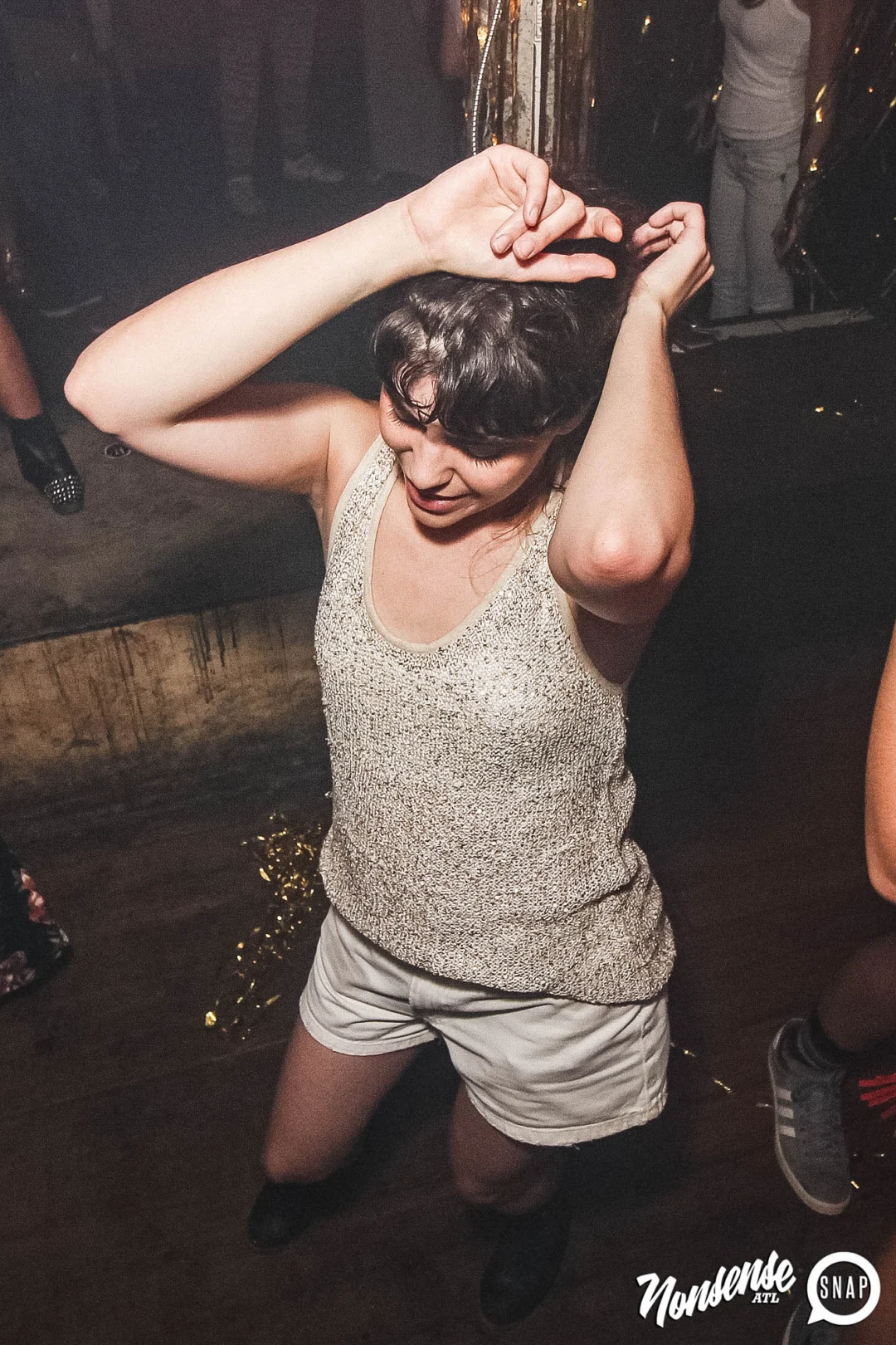 Nonsense: GOLD at The Basement June 2019. Things got ridiculous. Kimber was the DJ. Decor by Tad. Photos by Oh Snap!