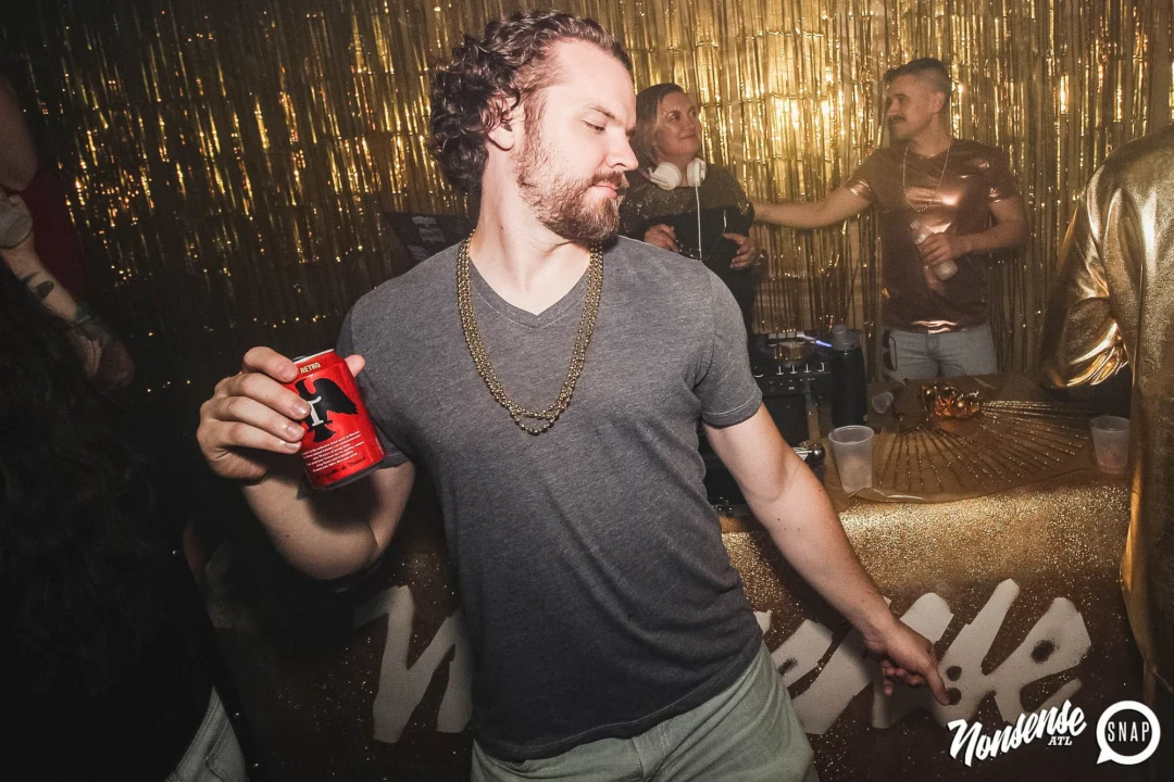 Nonsense: GOLD at The Basement June 2019. Things got ridiculous. Kimber was the DJ. Decor by Tad. Photos by Oh Snap!