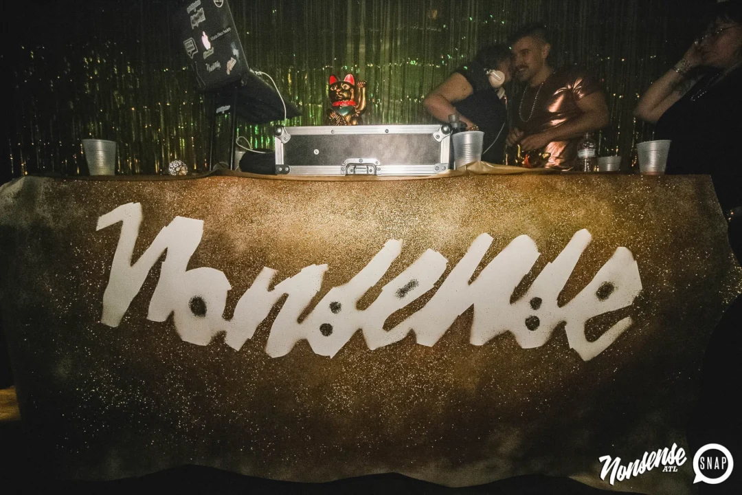 Nonsense: GOLD at The Basement June 2019. Things got ridiculous. Kimber was the DJ. Decor by Tad. Photos by Oh Snap!