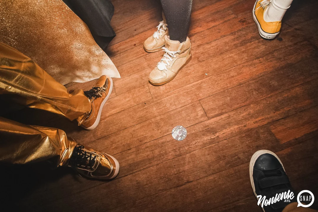 Nonsense: GOLD at The Basement June 2019. Things got ridiculous. Kimber was the DJ. Decor by Tad. Photos by Oh Snap!