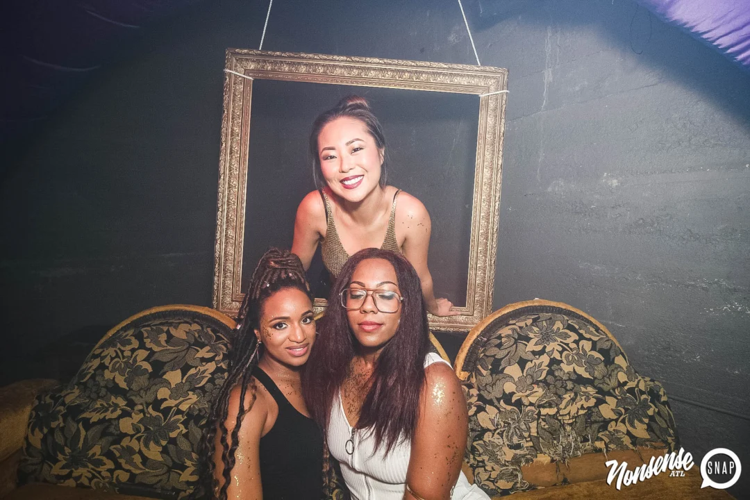 Nonsense: GOLD at The Basement June 2019. Things got ridiculous. Kimber was the DJ. Decor by Tad. Photos by Oh Snap!