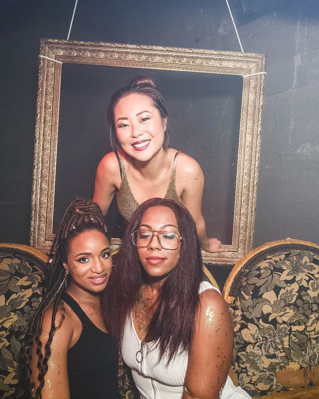 Nonsense: GOLD at The Basement June 2019. Things got ridiculous. Kimber was the DJ. Decor by Tad. Photos by Oh Snap!