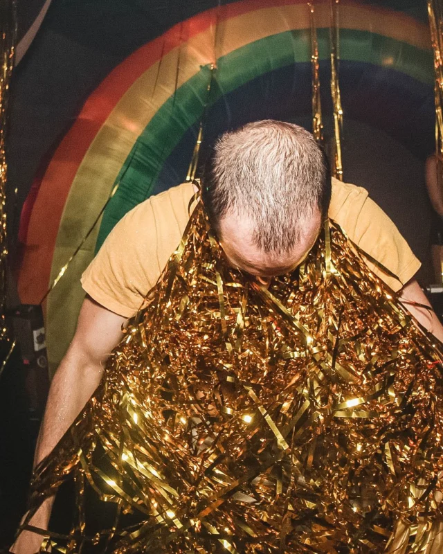 Nonsense: GOLD at The Basement June 2019. Things got ridiculous. Kimber was the DJ. Decor by Tad. Photos by Oh Snap!