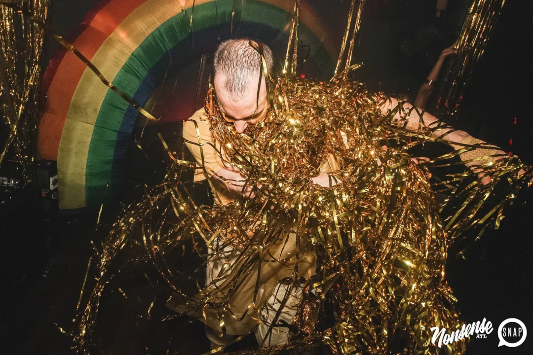 Nonsense: GOLD at The Basement June 2019. Things got ridiculous. Kimber was the DJ. Decor by Tad. Photos by Oh Snap!