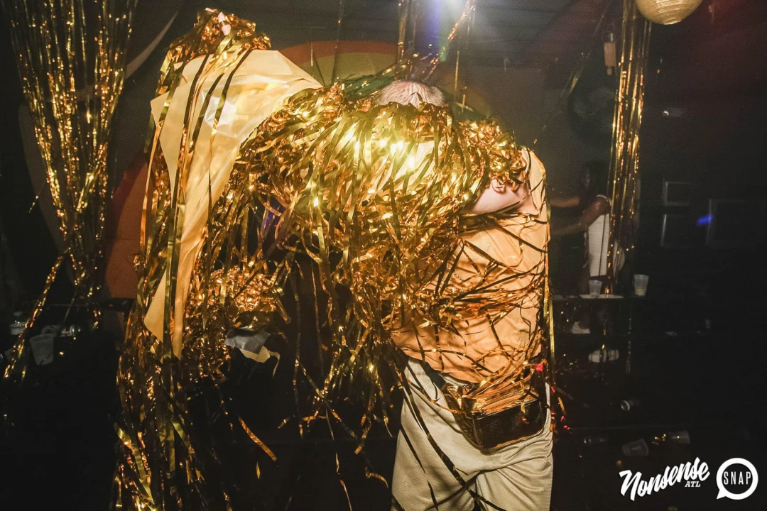 Nonsense: GOLD at The Basement June 2019. Things got ridiculous. Kimber was the DJ. Decor by Tad. Photos by Oh Snap!