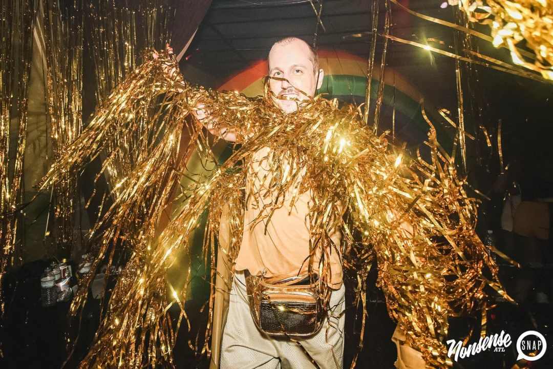Nonsense: GOLD at The Basement June 2019. Things got ridiculous. Kimber was the DJ. Decor by Tad. Photos by Oh Snap!
