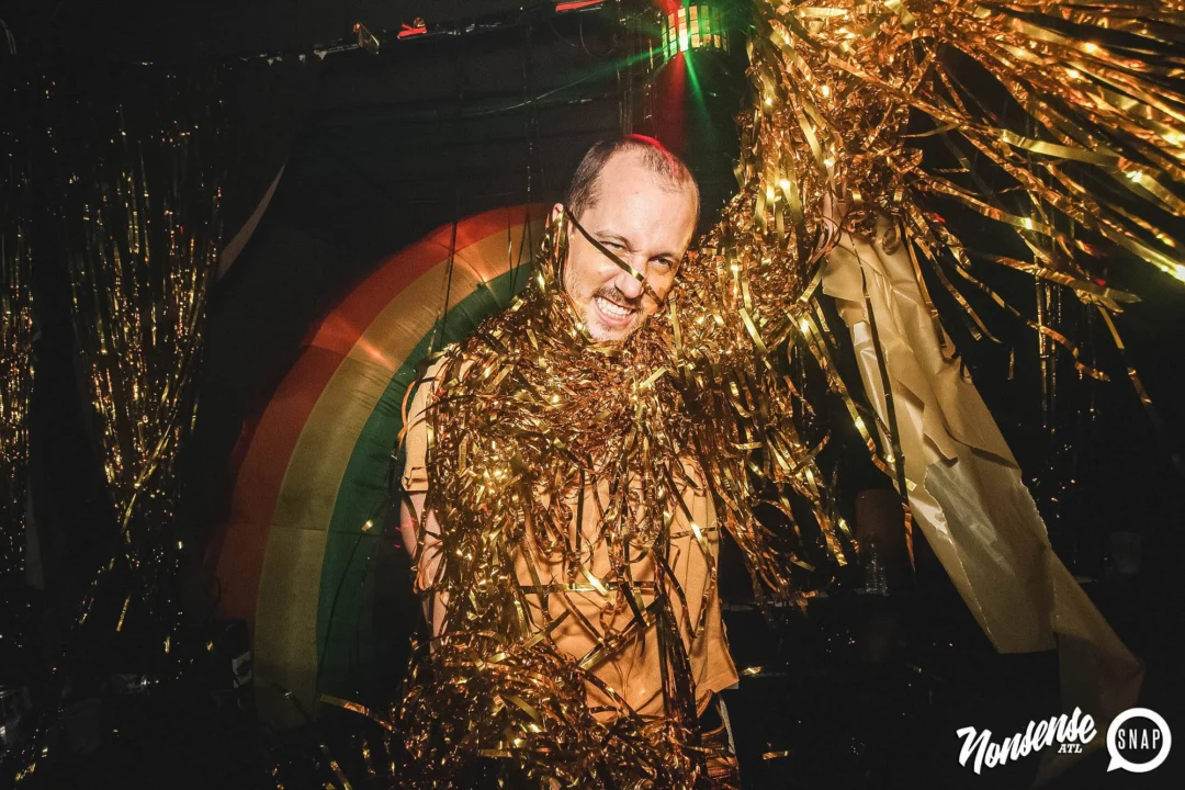 Nonsense: GOLD at The Basement June 2019. Things got ridiculous. Kimber was the DJ. Decor by Tad. Photos by Oh Snap!