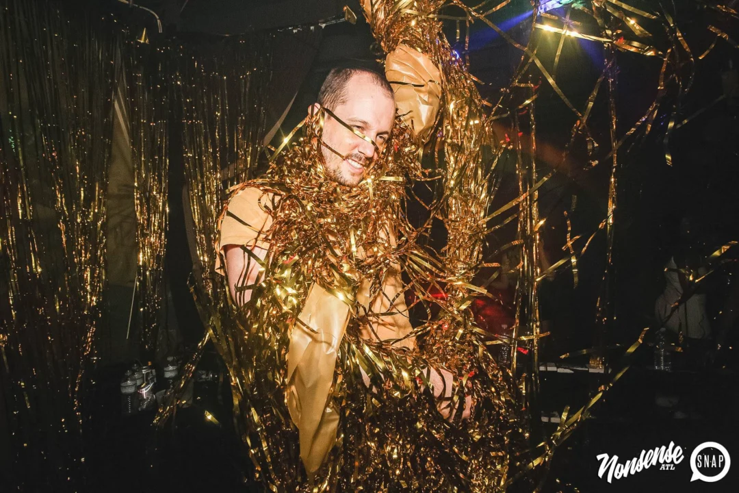 Nonsense: GOLD at The Basement June 2019. Things got ridiculous. Kimber was the DJ. Decor by Tad. Photos by Oh Snap!