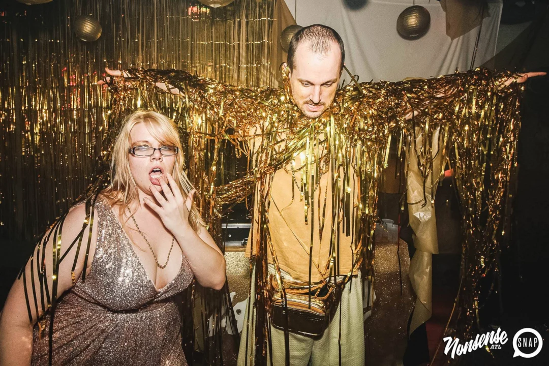 Nonsense: GOLD at The Basement June 2019. Things got ridiculous. Kimber was the DJ. Decor by Tad. Photos by Oh Snap!