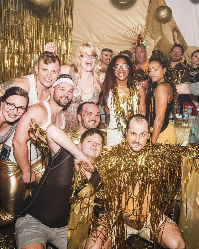 Nonsense: GOLD at The Basement June 2019. Things got ridiculous. Kimber was the DJ. Decor by Tad. Photos by Oh Snap!