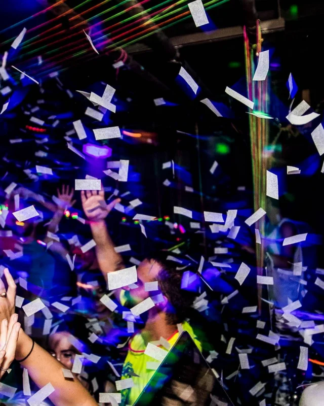 Nonsense GLOW Dance Party - July 2019 at The Basement. DJs: MP3PO & Skalaka. Facepainting by Brooke Creates. Photo by Oh Snap Kid.