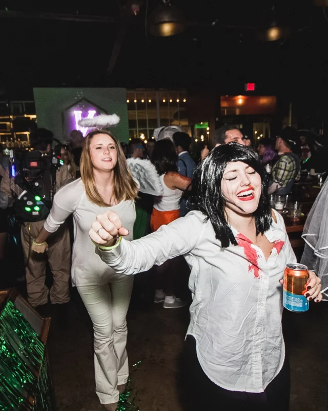 Dr Peter Venkman's Spook Central Halloween Dance Party! Thursday October 31, 2019. Presented by Nonsense ATL at Venkman's, Old Fourth Ward, Atlanta. Kimber was the DJ. Photo by Oh Snap.