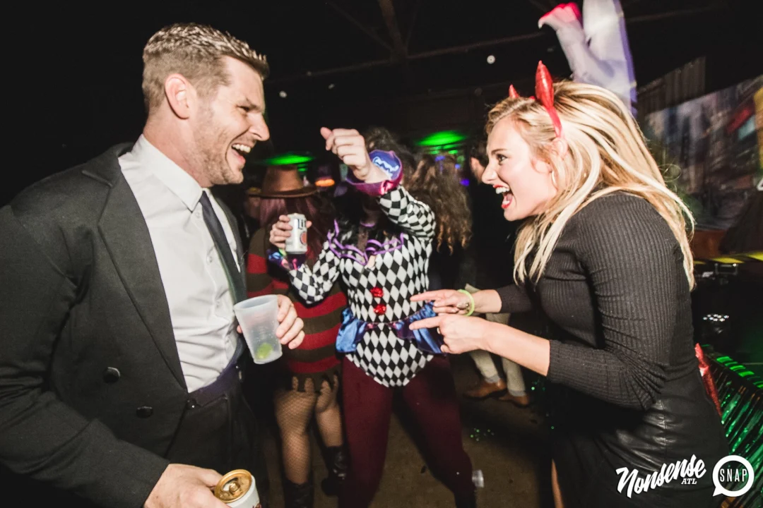 Dr Peter Venkman's Spook Central Halloween Dance Party! Thursday October 31, 2019. Presented by Nonsense ATL at Venkman's, Old Fourth Ward, Atlanta. Kimber was the DJ. Photo by Oh Snap.