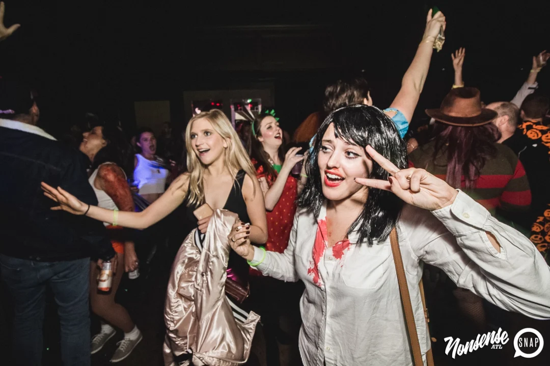 Dr Peter Venkman's Spook Central Halloween Dance Party! Thursday October 31, 2019. Presented by Nonsense ATL at Venkman's, Old Fourth Ward, Atlanta. Kimber was the DJ. Photo by Oh Snap.