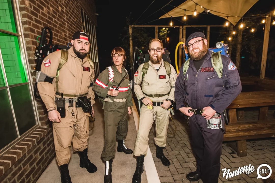 Dr Peter Venkman's Spook Central Halloween Dance Party! Thursday October 31, 2019. Presented by Nonsense ATL at Venkman's, Old Fourth Ward, Atlanta. Kimber was the DJ. Photo by Oh Snap.
