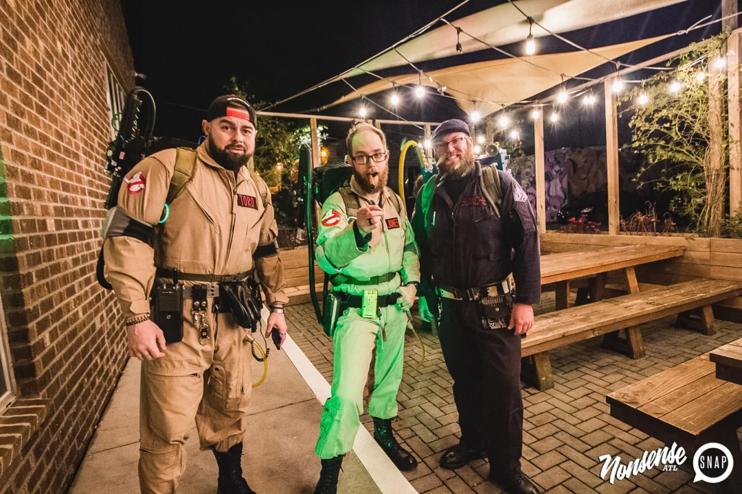 Dr Peter Venkman's Spook Central Halloween Dance Party! Thursday October 31, 2019. Presented by Nonsense ATL at Venkman's, Old Fourth Ward, Atlanta. Kimber was the DJ. Photo by Oh Snap.