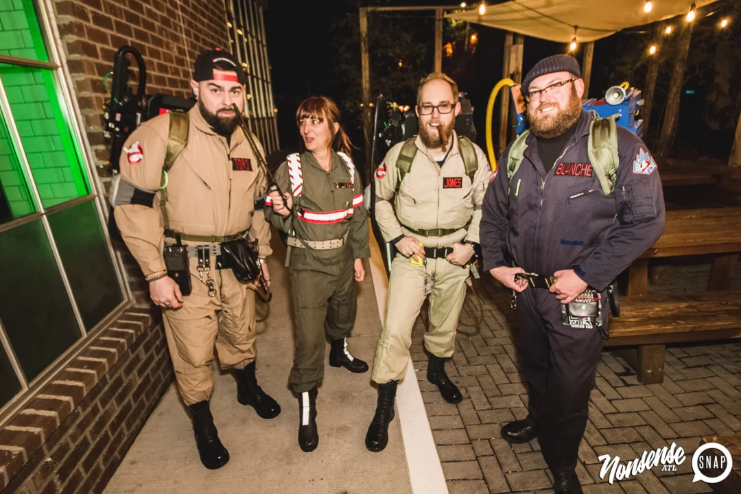 Dr Peter Venkman's Spook Central Halloween Dance Party! Thursday October 31, 2019. Presented by Nonsense ATL at Venkman's, Old Fourth Ward, Atlanta. Kimber was the DJ. Photo by Oh Snap.