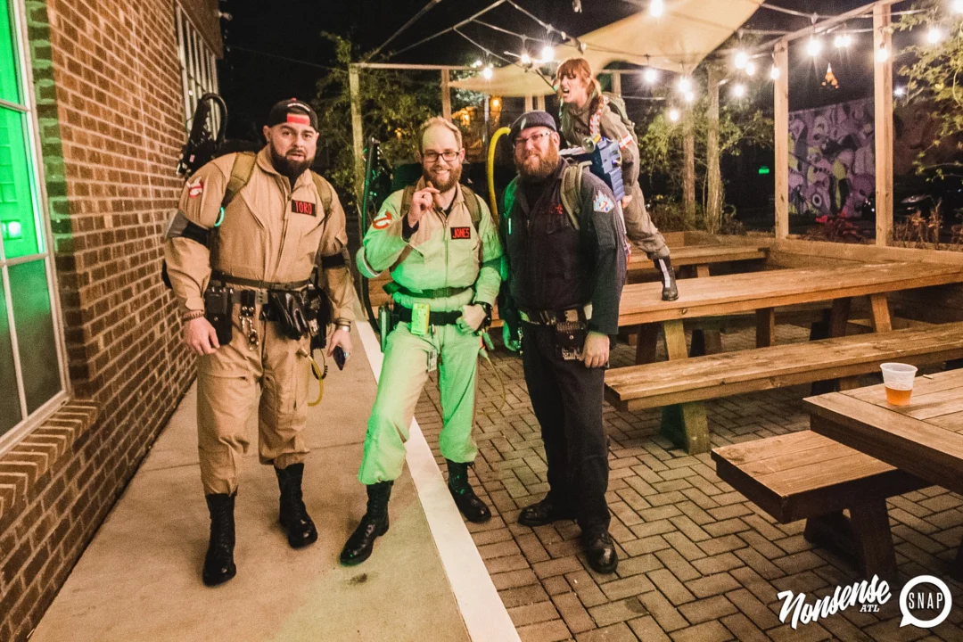 Dr Peter Venkman's Spook Central Halloween Dance Party! Thursday October 31, 2019. Presented by Nonsense ATL at Venkman's, Old Fourth Ward, Atlanta. Kimber was the DJ. Photo by Oh Snap.