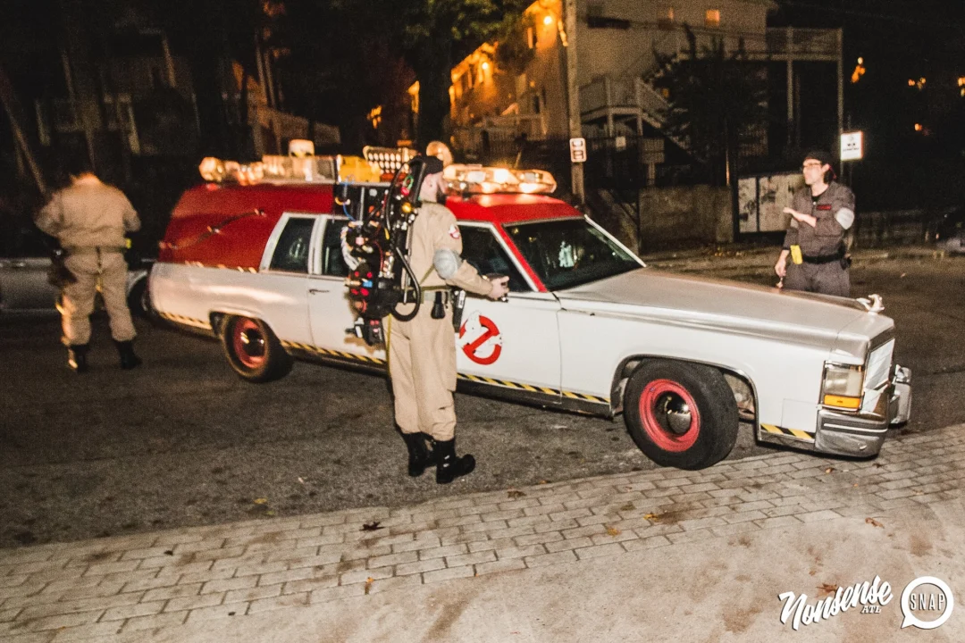 Dr Peter Venkman's Spook Central Halloween Dance Party! Thursday October 31, 2019. Presented by Nonsense ATL at Venkman's, Old Fourth Ward, Atlanta. Kimber was the DJ. Photo by Oh Snap.
