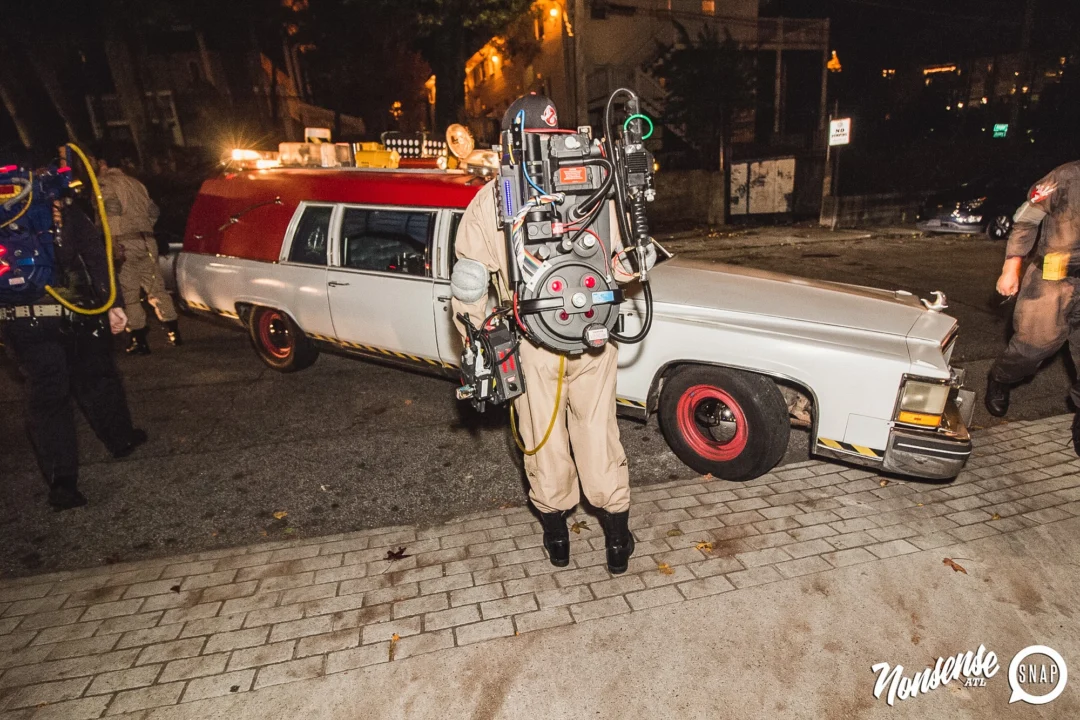 Dr Peter Venkman's Spook Central Halloween Dance Party! Thursday October 31, 2019. Presented by Nonsense ATL at Venkman's, Old Fourth Ward, Atlanta. Kimber was the DJ. Photo by Oh Snap.