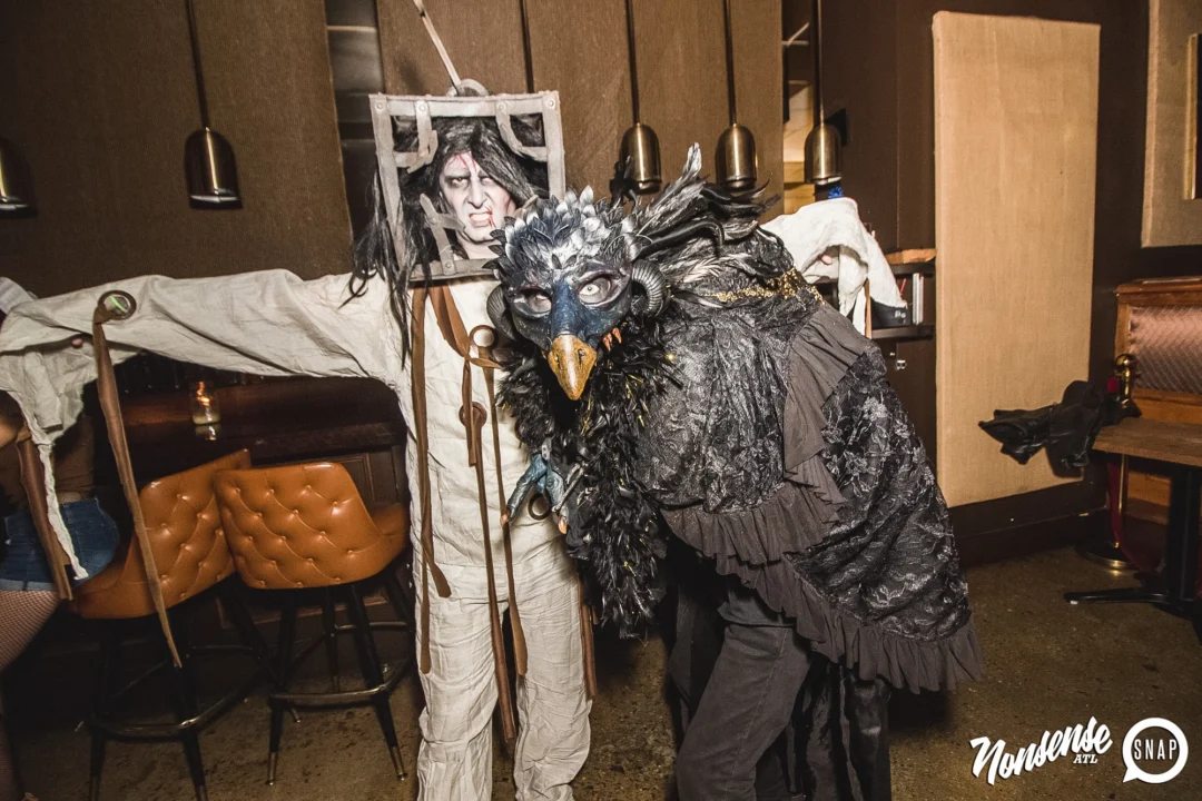 Dr Peter Venkman's Spook Central Halloween Dance Party! Thursday October 31, 2019. Presented by Nonsense ATL at Venkman's, Old Fourth Ward, Atlanta. Kimber was the DJ. Photo by Oh Snap.