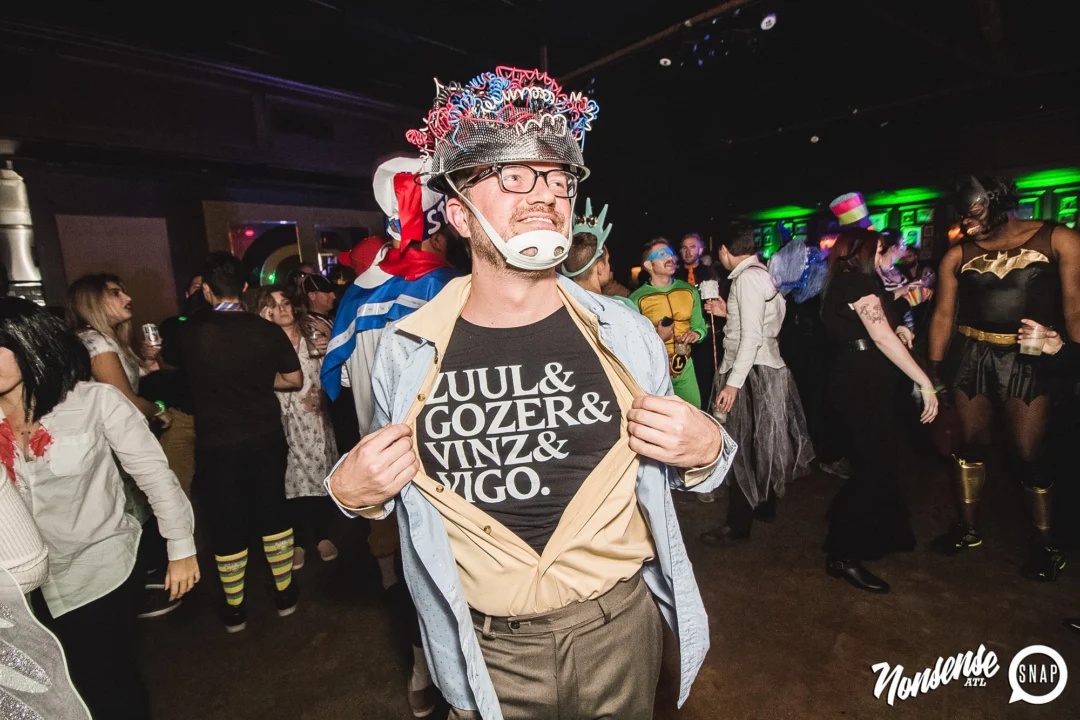 Dr Peter Venkman's Spook Central Halloween Dance Party! Thursday October 31, 2019. Presented by Nonsense ATL at Venkman's, Old Fourth Ward, Atlanta. Kimber was the DJ. Photo by Oh Snap.